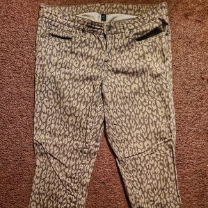Gap Super Skinny Animal Print Jeans